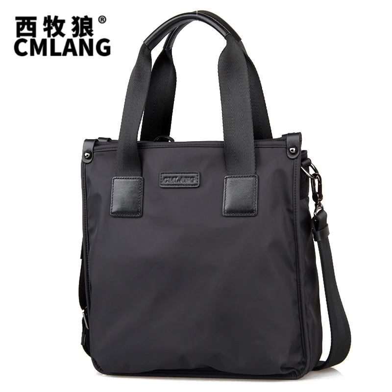 休闲男包手提包大容量 牛津布帆布包公文包男商务 时尚斜挎男士包