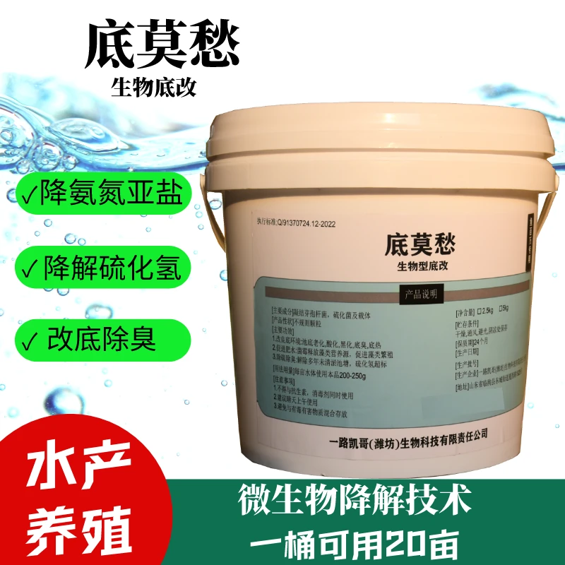 底莫愁水产养殖改底生物改底用药除臭调水鱼虾蟹养殖水质调节
