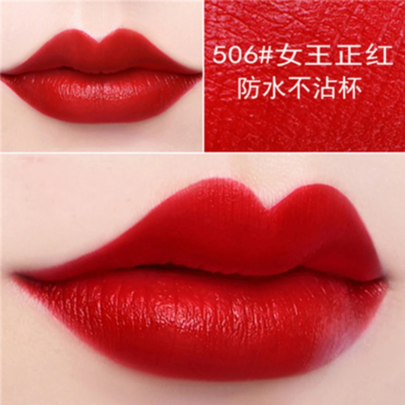显气色经典正红色口红不易沾杯不掉色雨衣哑光黄皮素颜显白女保湿
