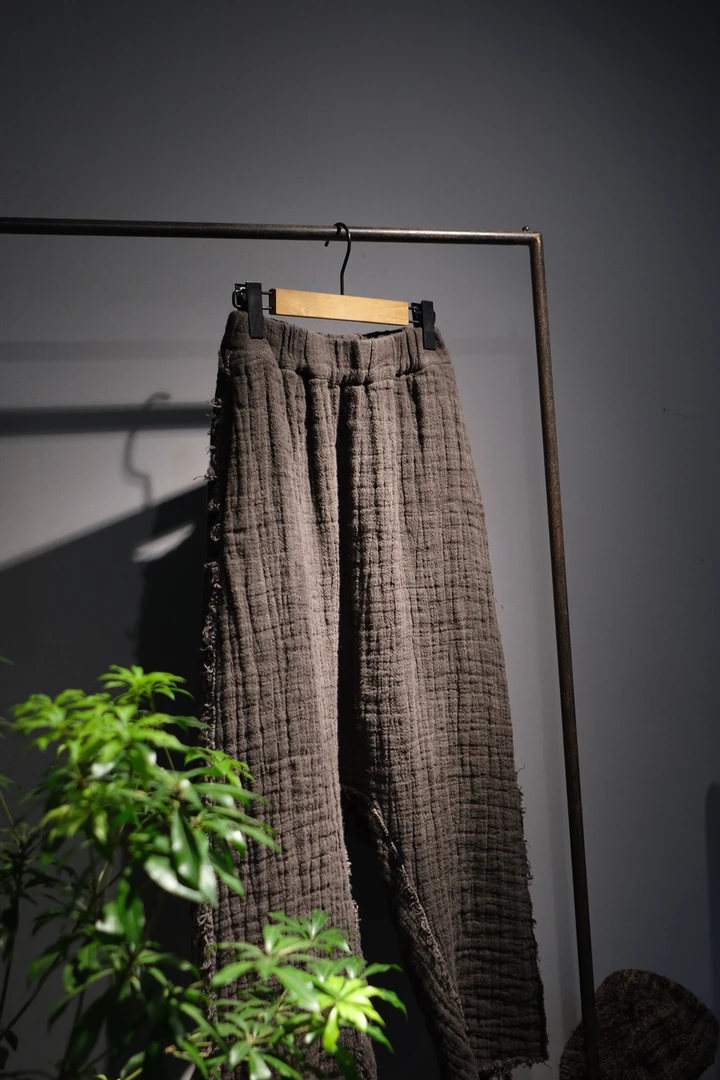 左岸迷香/补单款 泥绿裤子 82822