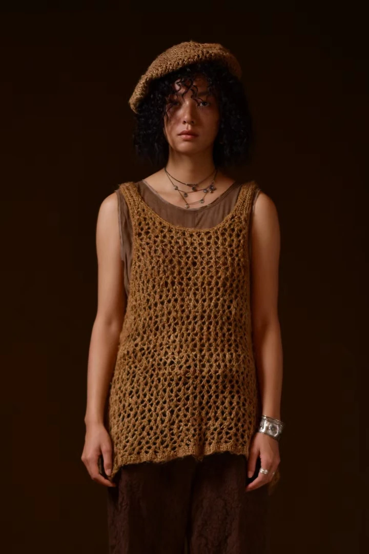 左岸迷香/2022春夏/植染背心7001