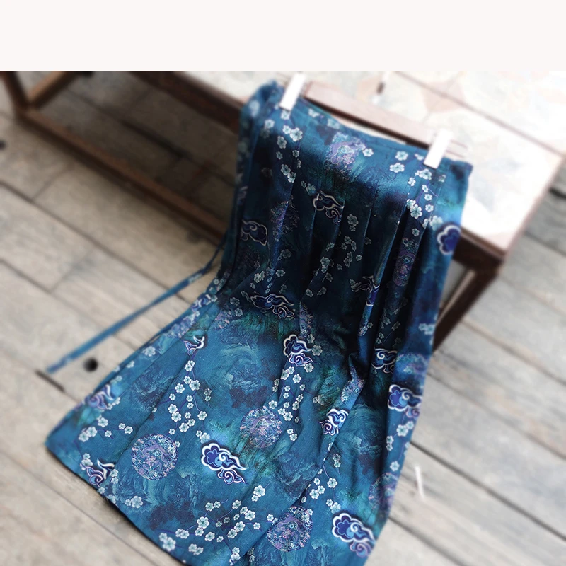 汉服一片式裹裙 半身裙中长款古风显瘦国风裙子春夏装新品女装