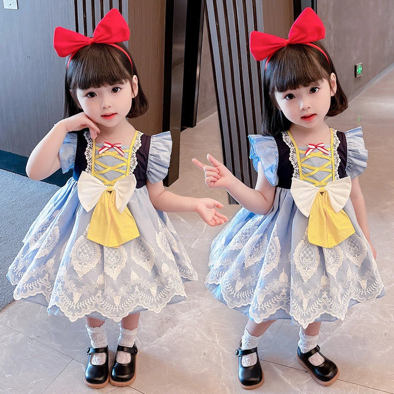 兮绯推荐20221 女童夏公主裙子儿童洋装宝宝白雪公主连衣裙