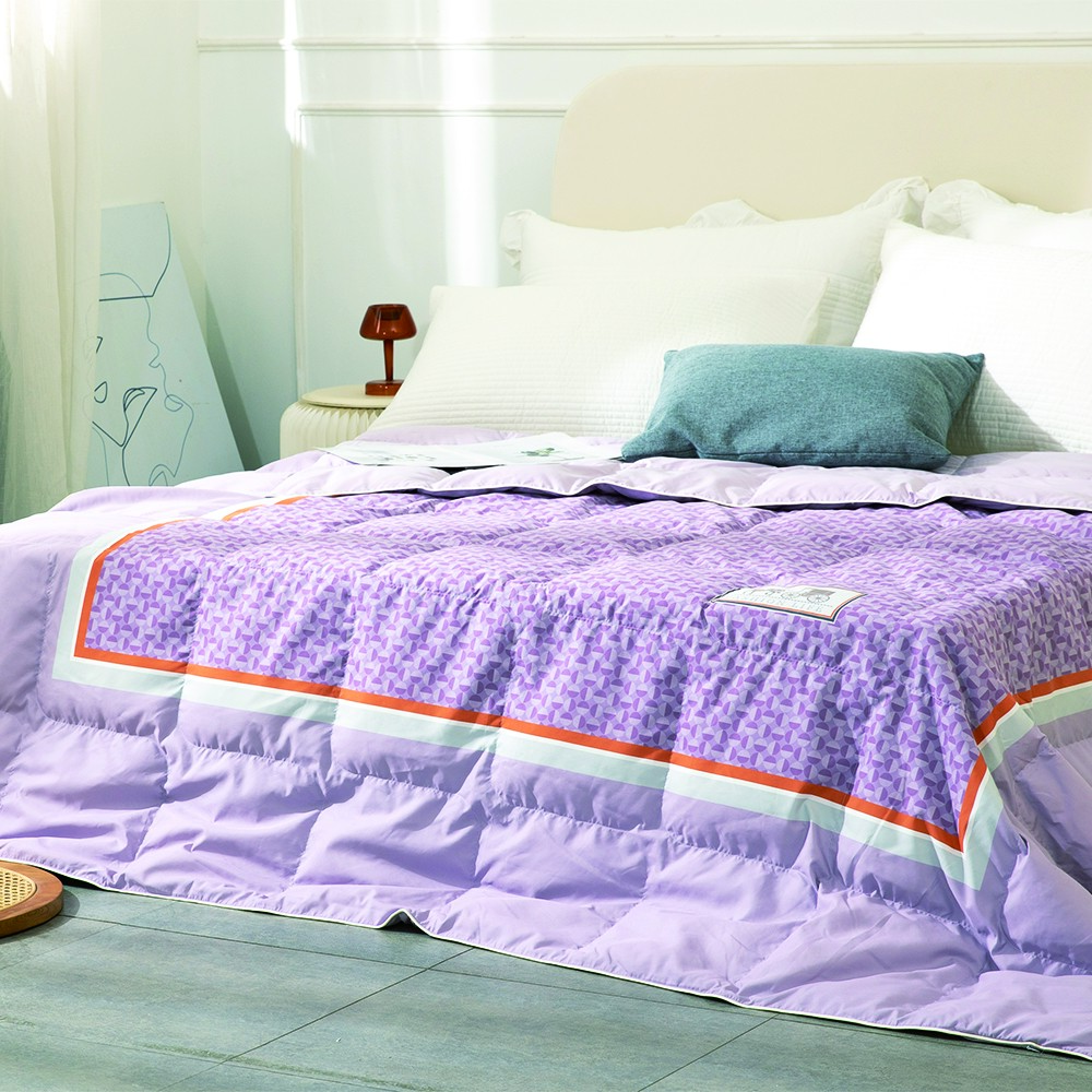 【火炬夏被系列】现充95%鹅绒充绒180g单人夏凉被可机洗水洗空调被