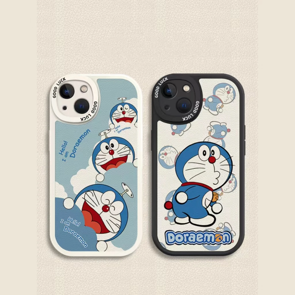 苹果/华为/OPPO/vivo/小米 哆啦A梦大眼睛个性创意防摔全包手机壳