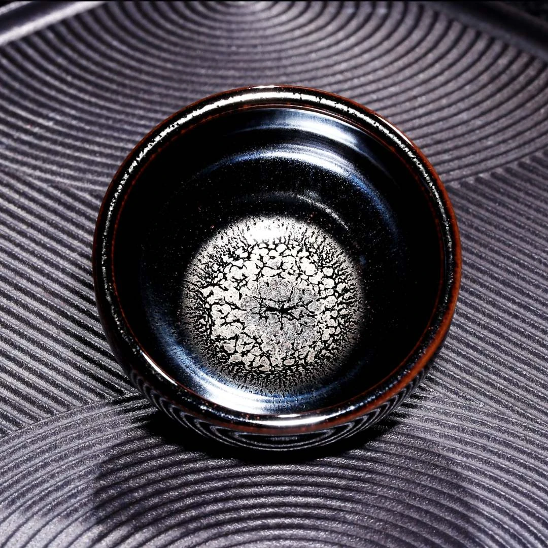 河南天目李封窑非遗窑变罗汉杯茶盏手工陶瓷中式杯子开窑