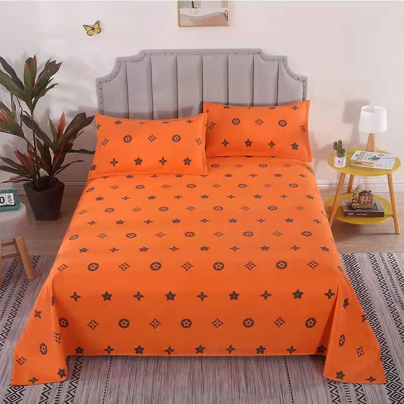 经典桔 床单单件微小瑕处理  斜纹加厚 网红单人床单双人床上用品