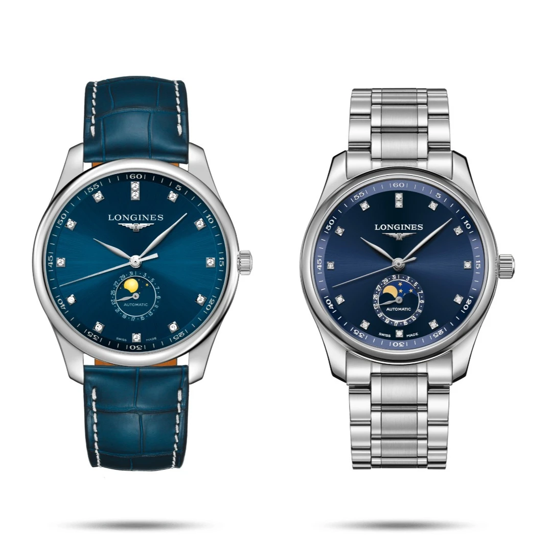 99新 Longines/浪琴 名匠919/机械/蓝盘钻刻/表径42mm/男士腕表
