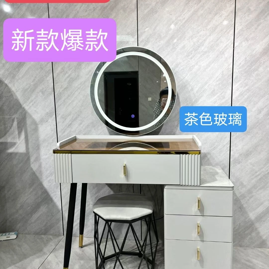 新疆包邮轻奢梳妆台卧室现代简约化妆桌小户型新款