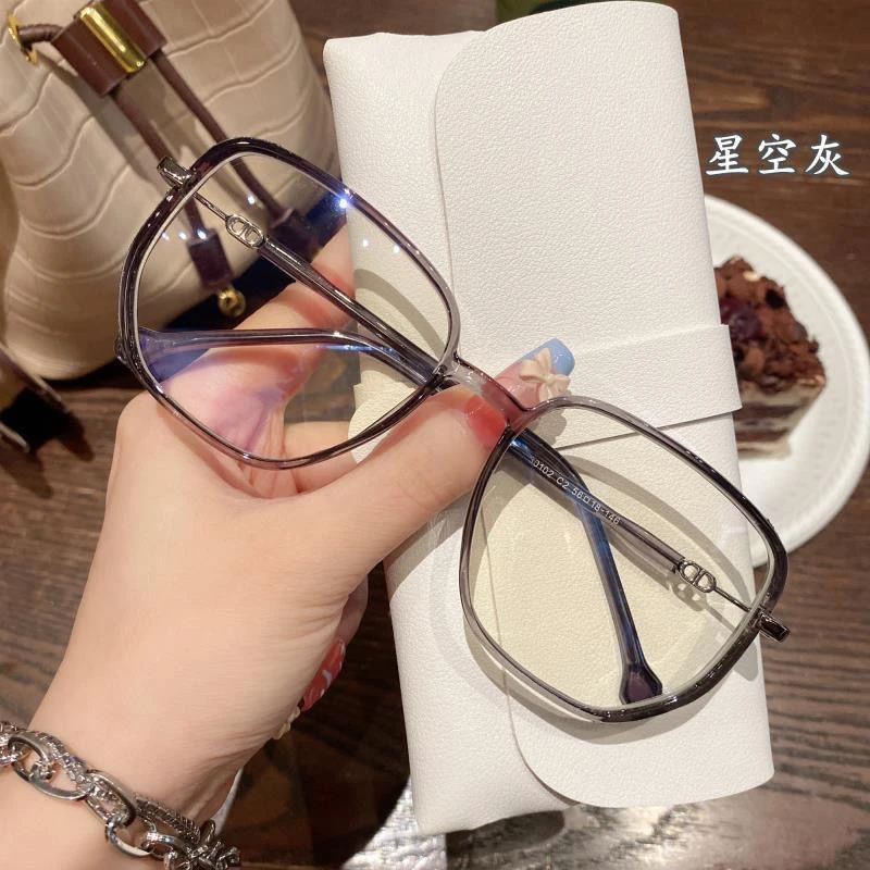 网红眼镜框大脸素颜显瘦防蓝光近视眼镜架女韩版潮流平光镜30102