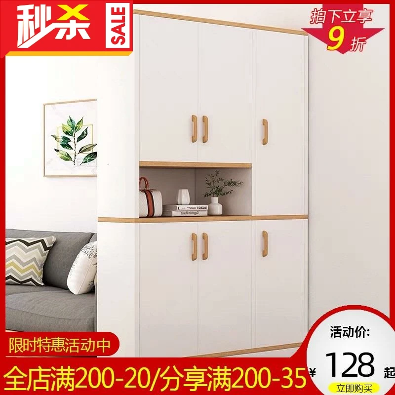 鞋柜家用门口入户高进门玄关柜一体客厅靠墙储物柜子隔断柜收纳柜