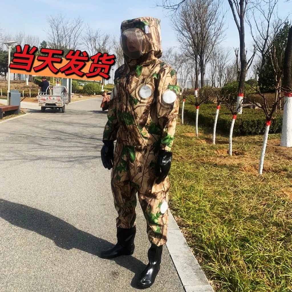 防蜂服全套2020专用透气胡蜂服加厚防蜂衣全身连体防马蜂服带风扇