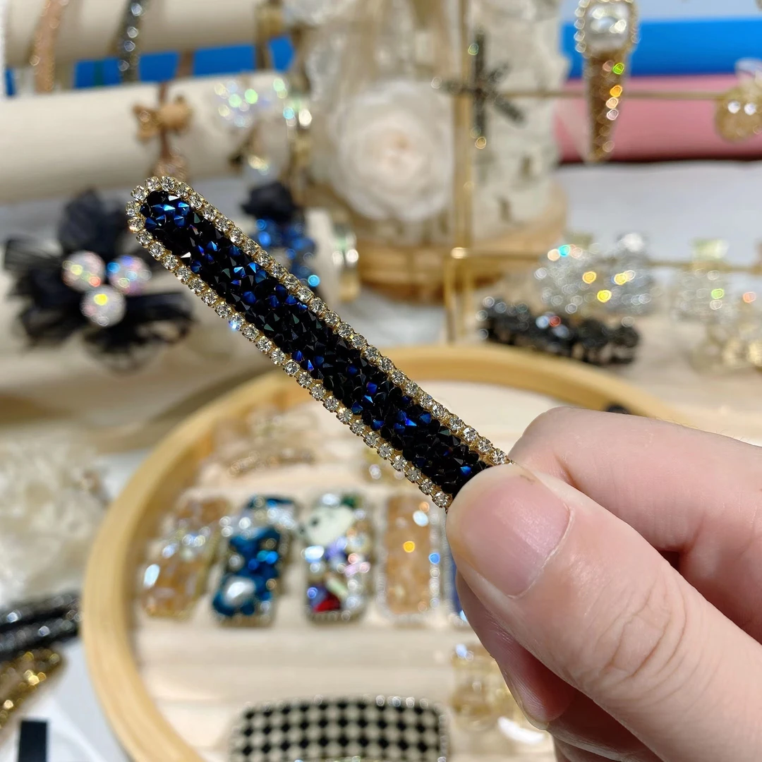 Y0006-轻奢-水钻-边夹