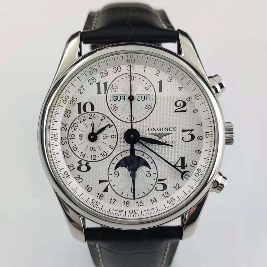 95新 Longines/浪琴 浪琴名匠八针月相L2.673.4.78.5/单表/40表