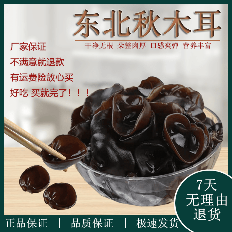 大东北营养食用秋木耳