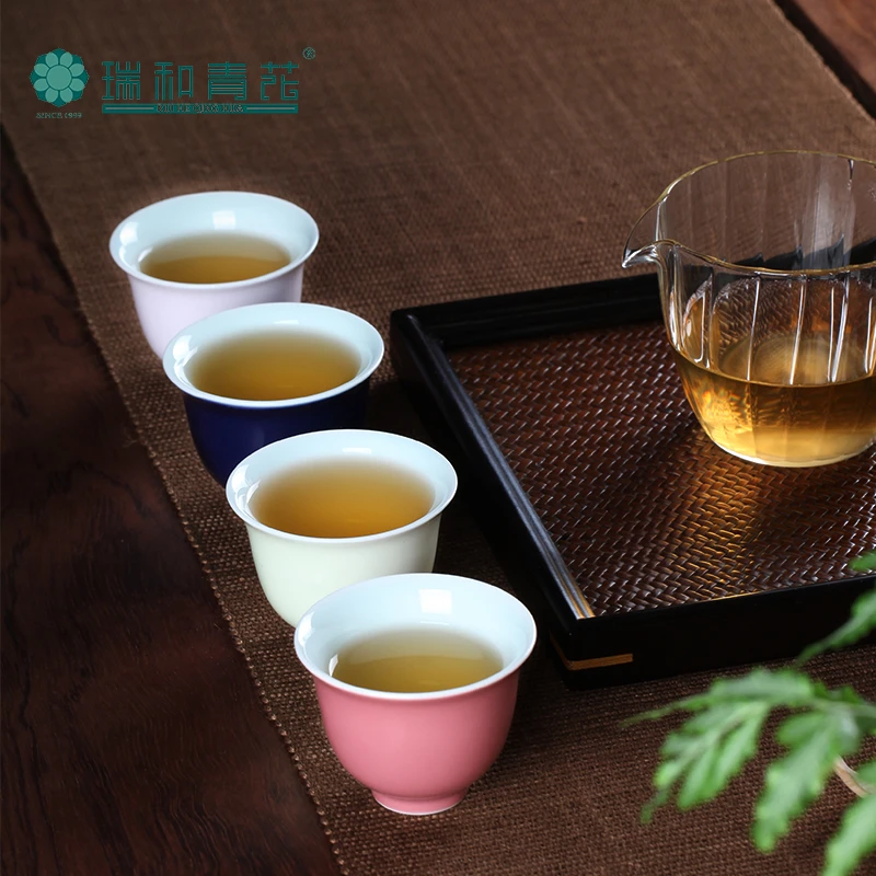 瑞和青花瑞和-原矿单色釉铃铛杯
