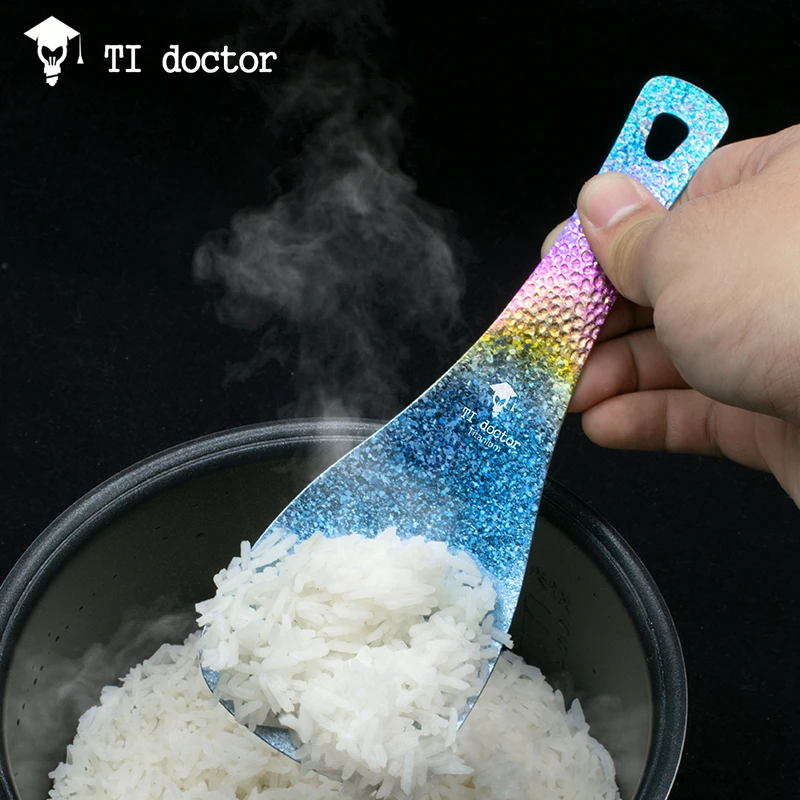 （微瑕福利）纯饭钛冰花勺炒菜铲子