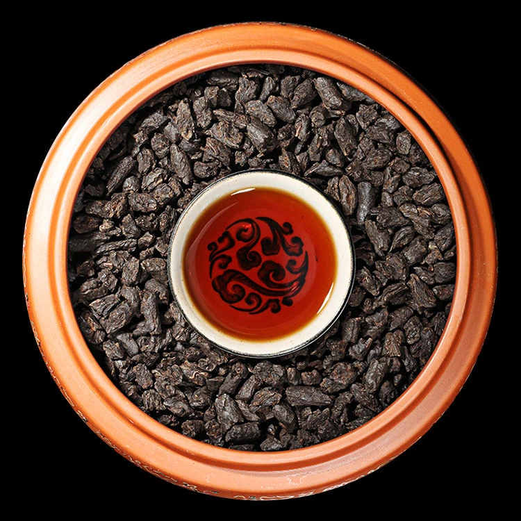 普洱茶化石碎银子糯米香熟茶老茶头古树散茶浓香型普洱茶叶糯香