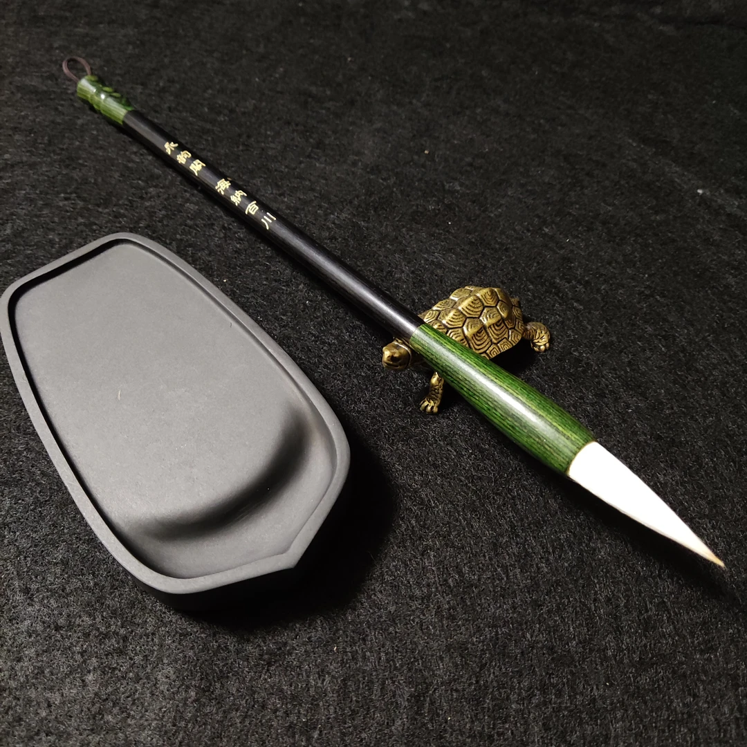 【水墨东方♥系列】纯手工狼羊兼毫毛笔，实木笔杆