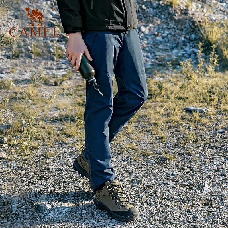 骆驼户外冲锋裤防风防水保暖徒步休闲登山裤A1W246119/A1W146120