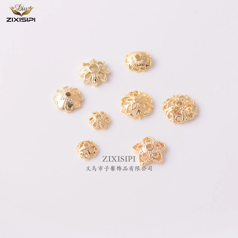 ZIXISIPI金色铜材质隔珠DIY手工隔片配件/M0218