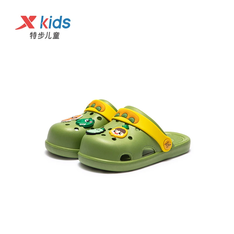 特步儿童新款幼小童亲子沙滩鞋洞洞鞋678216509063
