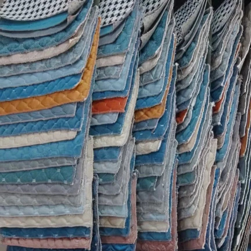 绗缝沙发布，榻榻米绗棉布样板，