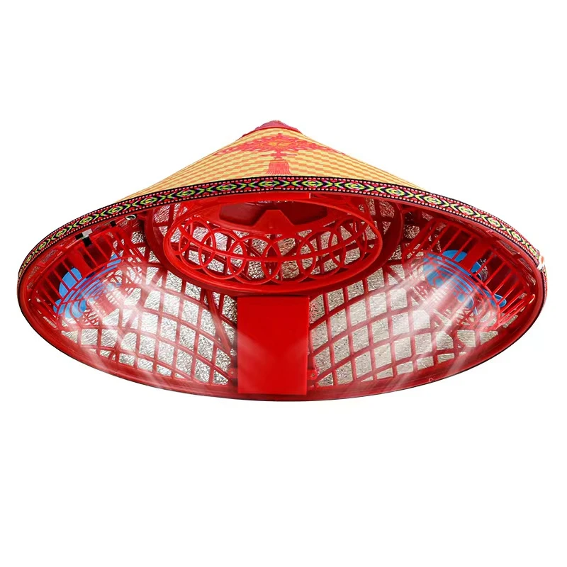 【充电款】风扇帽户外工作钓鱼充电一次用10小时以上风力强超凉快