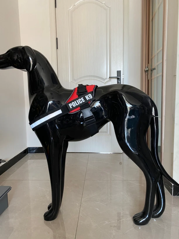 中大型犬红色胸背带马犬杜宾背肩带