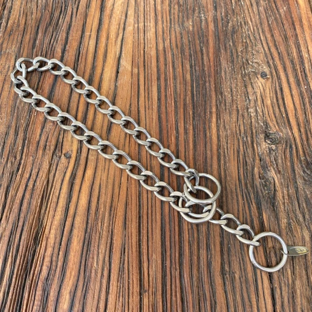 狗狗不锈钢扭型磨平p链马犬德牧大型犬脖链脖圈宠物栓狗链