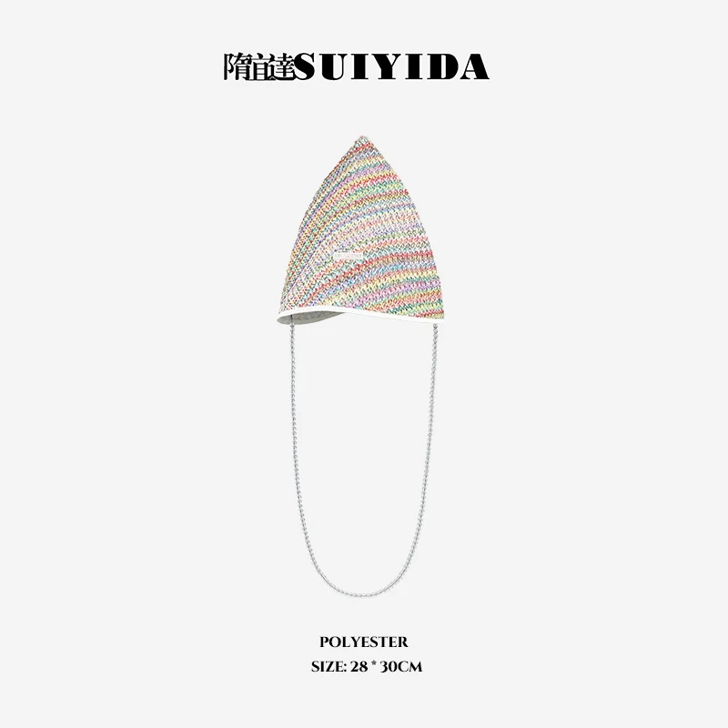 SUIYIDA/隋宜达彩虹精灵帽 包包两用春夏新款