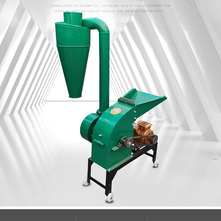 350型锤片无尘粉碎机 饲料粉碎机 小型玉米棒粉碎机 粗细可以调节