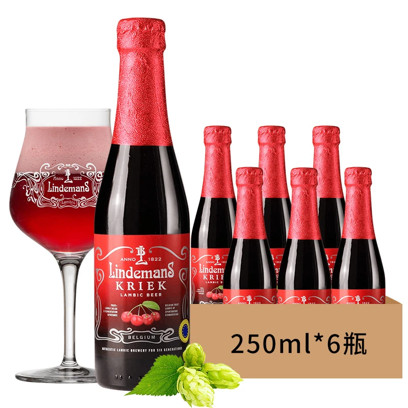 林德曼 樱桃口味 精酿啤酒 250ml  比利时进口