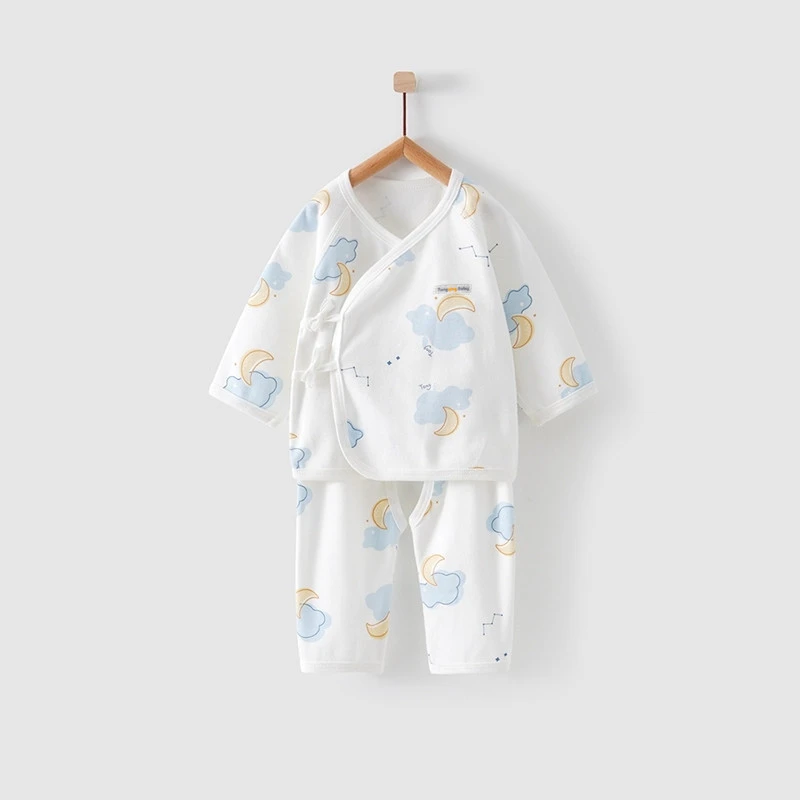新生儿和尚服婴儿儿衣服春秋夏初生宝宝秋装棉分体内衣全棉套装