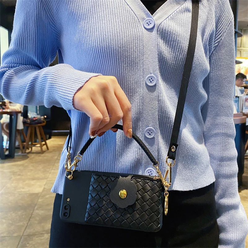 手提零钱包vivos15斜挎挂绳手机壳s12女款s10插卡s9/s7软s6防摔s5