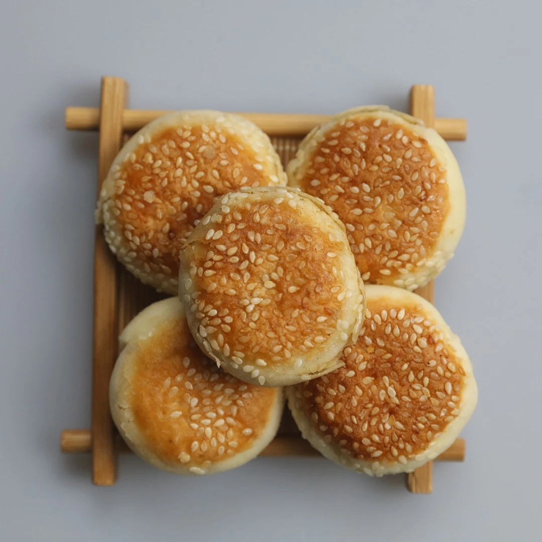 【草原汉唐】蒙古麻酱小烧饼500g*2袋外酥里嫩浓郁飘香纯手工冷冻