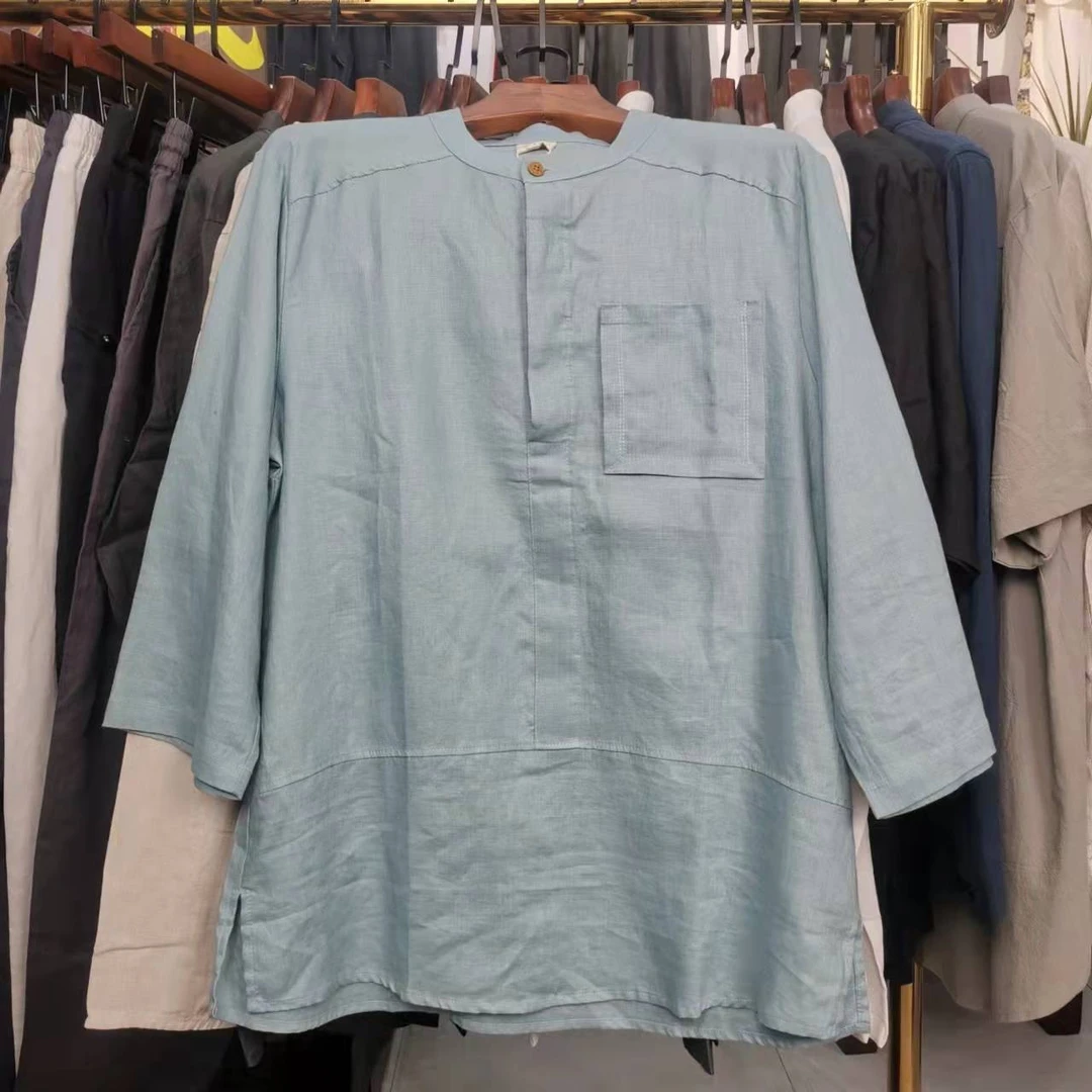 【微瑕产品】男士棉麻亚麻【 介意勿拍】