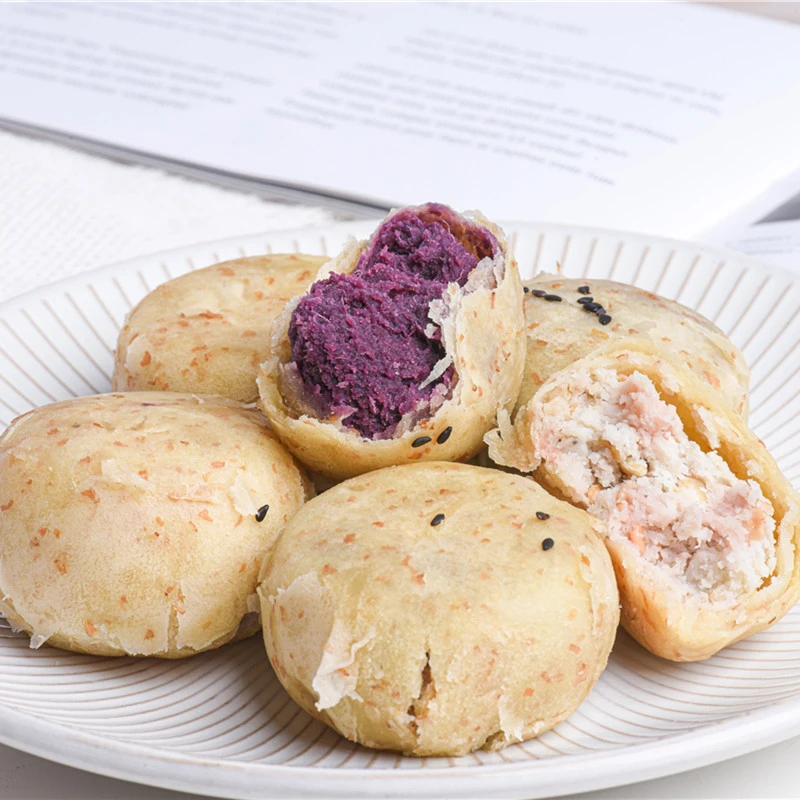 健康轻食严选 全麦紫薯饼芋泥饼粗粮代餐无蔗糖糯叽叽零食糕点30g