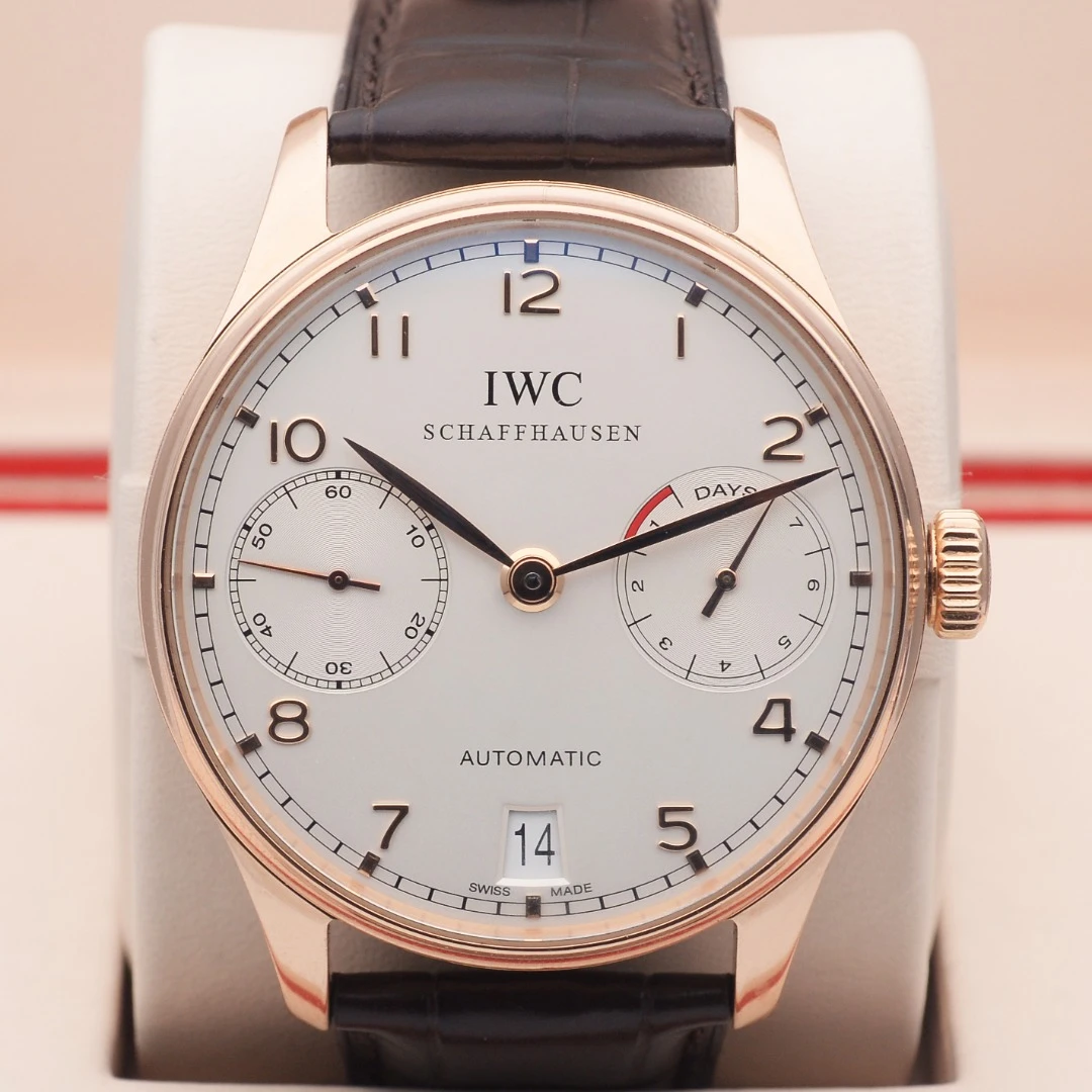 99新 IWC/万国 泽泰/葡萄牙IW50113/玫瑰金/42.3mm自动机械男表