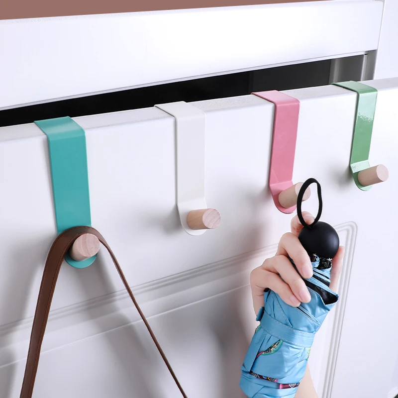 门后挂钩免打孔墙上挂衣架门上挂架壁挂子强力无痕衣服帽衣钩家用