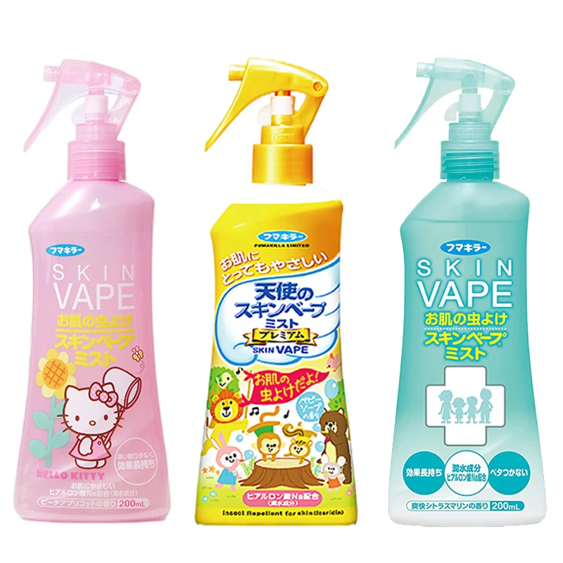 日本进口VAPE儿童婴儿孕妇驱蚊喷雾止痒200ml