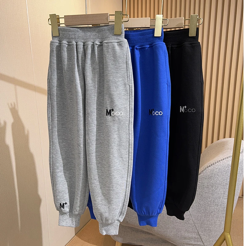 童装男童裤子春秋儿童运动裤休闲秋款潮装秋装简约中大童2024新款