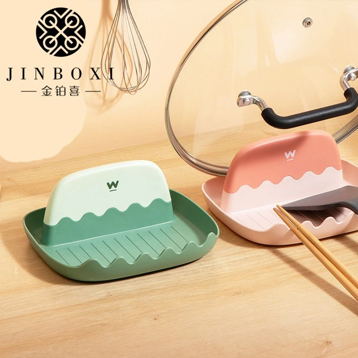 【金铂喜】锅盖架接水盘锅铲架汤勺置物架收纳架多功能锅盖架家用