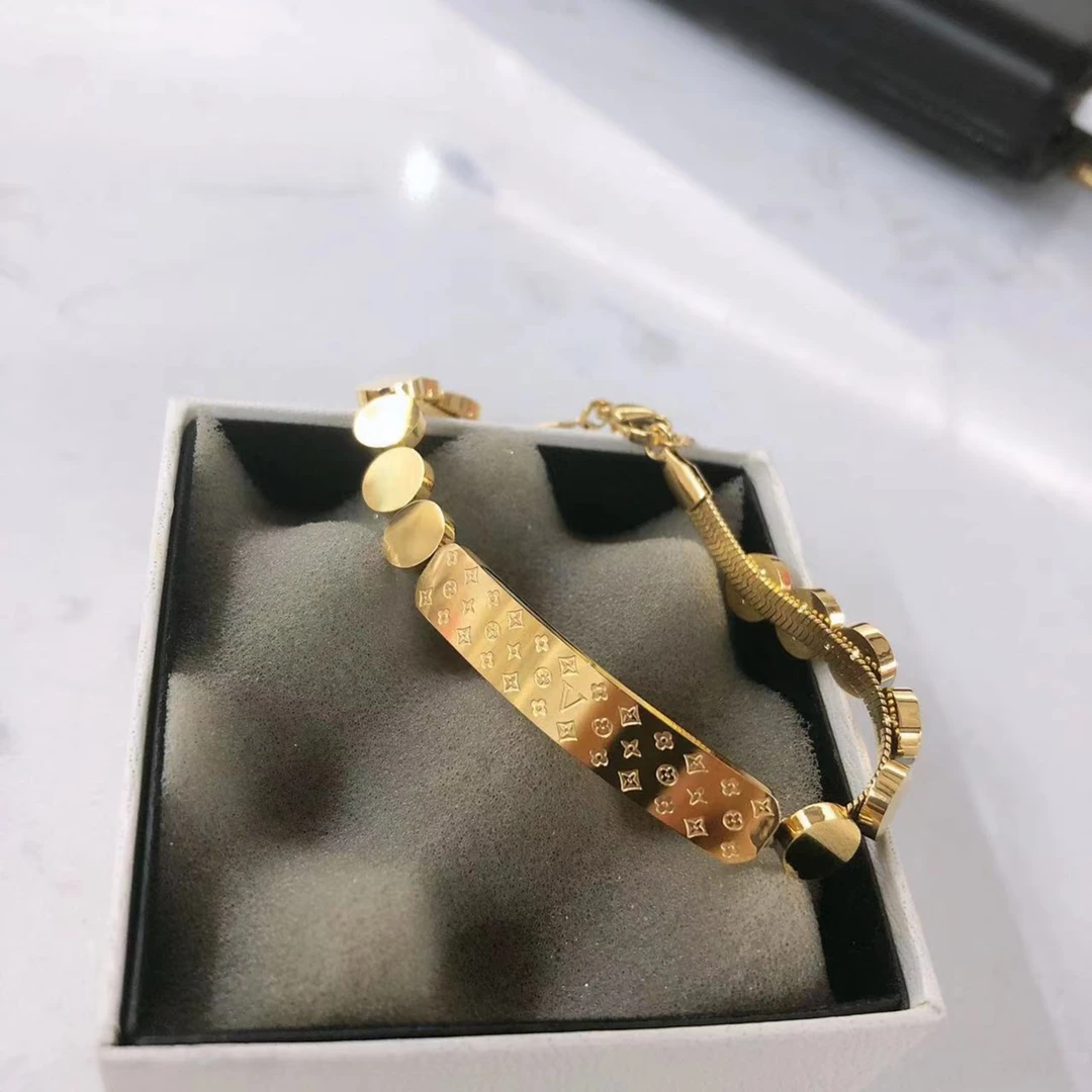 钛钢手链 新款时尚饰品简约潮流定制素款钛钢手链F81