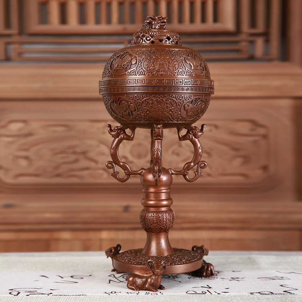 闻达 纯紫铜薰炉 斗士薰炉