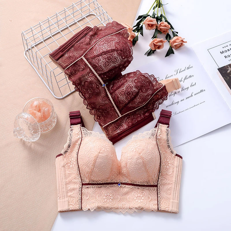 【高档调整型内衣】聚拢收副乳文胸矫正外扩下垂高侧比六排扣胸罩