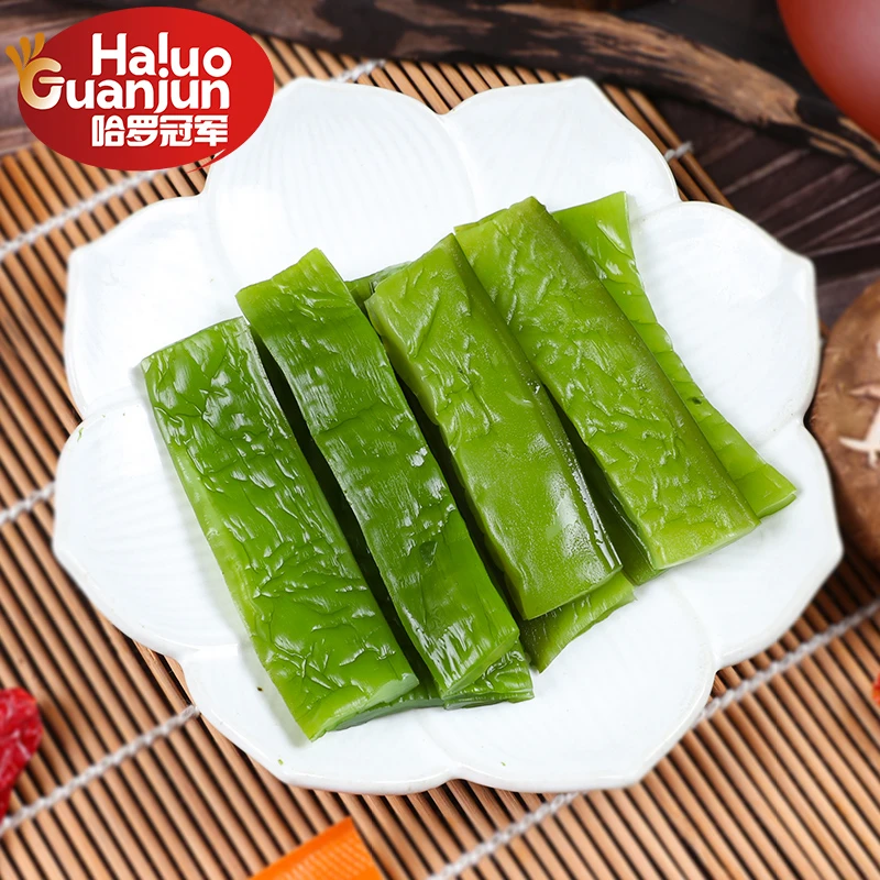 鲜嫩海白菜盐渍裙带菜梗海带四川重庆火锅食材麻辣烫串串200g