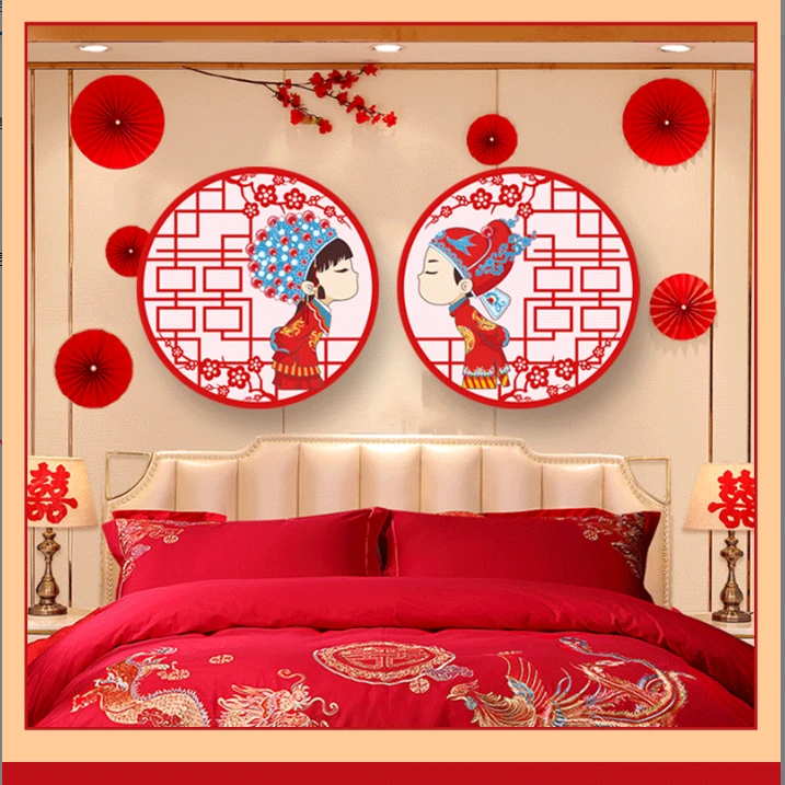 【DC/蒂彩】满钻相公娘子手工钻石画Diy点钻十字绣装饰画