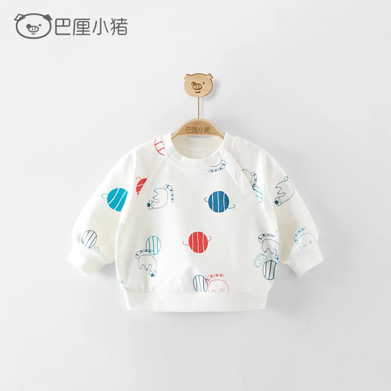 儿童卫衣套头男宝宝上衣体恤春季女童衣服春装外穿潮小童长袖t恤