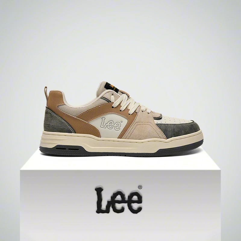 Lee男鞋2023秋季新款复古休闲板鞋男款韩版潮流百搭男士运动鞋子